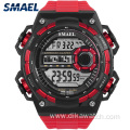 SMAE Luxury Brand Men Digital Wristwatches LED Display